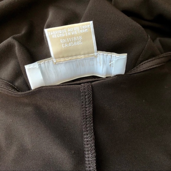 Michael Kors Stunning Zipper Brown Dress - Picture 11 of 14